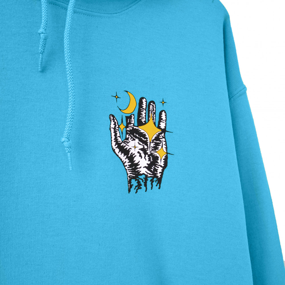 The Curly Simon The Lights Hoodie (Baby Blue)